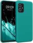 kwmobile Case Compatible with ASUS Zenfone 8 Case - Soft Slim Protective TPU Silicone Cover - Petrol