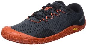 Merrell Women's Vapor Glove 6 Sneaker, Granite/Tangerine, 13 UK