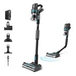 Vax HomePro Detect Pet-Design Cordless Stick Vacuum Cleaner, Debris Detect, HairWrap Resist, FlexiClean Pole, Motorised Pet, Stair and Crevice Tools, Up to 45 min Runtime, Graphite and Teal, CLSV-HPTC