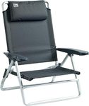 Caribee 5604 Balmoral Reclining Beach Chair Black