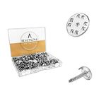 BEADNOVA 300 Pairs Butterfly Pin Backings Clutch Tie Tacks Lapel Pin Backs Enamel Pin Backs Blank Pins with Pin Backs (Silver, 300 Sets)