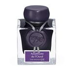 J. Herbin 1798 Anniversary Inks - Silver Sheen 50 ml Bottled - Amethyste de L'Oural (Rich Deep Purple Ink)