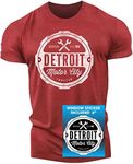 Detroit Motor City Forever T-Shirt by Detroit Rebels T Shirt Brand, Unisex Soft