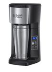 Russell Hobbs 22630 Brew and Go Filter Coffee Machine, 1.1 liters and Mug, Stainless Steel, 400 ml, Silver/Black