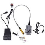 Hanging Flexshaft Mill, 220V 780W Rotary Tool Flex Shaft Electric Hanging Grinder Carver 6mm Chuck Multi-Function Metalworking Jewelry Tool Repair Kit