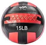 JFIT Wall Ball, Red/Black, 15 LB