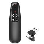 [2 in 1 USB C/A] Presentation Clickers, Powerpoint Clicker Wireless Presenter Remote, Presentation Pointer PPT Slideshow Advancer Remote Control Clicker for Mac, Computer