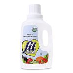 Fit Organic Fruit and Vegetable Wash, Soaker/Refill Bottle, 32-Ounce Units (Pack of 3)