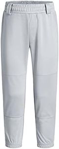 QBK 2T/3T/4T/5T Toddler Baseball Pants Youth Softball Pants Kids Tee Ball Pants for Boy Girl Grey（Grey 4T）