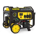 Champion Power Equipment 201052-4750/3800 Watt Dual Fuel Portable Generator with Electric Starter, Wheel Kit