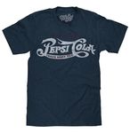 Tee Luv Men's Faded Get Busy Drink Pepsi Cola Shirt, Navy Heather, XX-Large