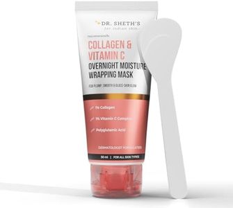 Dr. Sheth's Collagen & Vitamin C Overnight Wrapping Mask | Firms & Brightens Skin | Deep Hydration for Plump | Dewy Glow | 50 ml