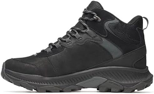 Merrell Men's Speed Strike 2 Mid Leather Waterproof Hiking Boot, Black, US 11