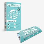 Gaiagen Cockroach Trap – for Kitchen | Irresistible to Cockroaches | Pest Control Grade | Non-Toxic & Eco-Friendly Sticky Trap | Perfect for Home & Business | Pack of 10