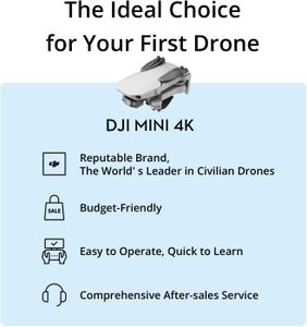 DJI Mini 4K Camera Drone – Lightweight, High-Resolution Aerial Quadcopter