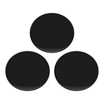 3pcs Adhesive Dashboard Pad Disc Dashboard Suction Pad Double-Stick Adhesive Backing Compatible with Dash Cam GPS Car Phone Mount Black