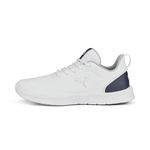 PUMA Women's Laguna Fusion WP Golf Shoe, White Navy, 4 UK