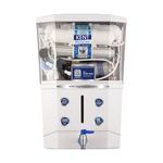 KENT Supreme Alkaline RO Water Purifier | 4 Years Free Service | ISI & NSF Certified | RO + UV + UF + Alkaline + TDS Control + UV LED in Tank | 8L Tank | 20 LPH Purification, White