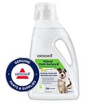 BISSELL Natural Multi Surface Floor Cleaning Solution 2L | for CrossWave, SpinWave and HydroWave | Plant Based Cleaning Ingredients, Pet & Family safe | 31221, White