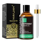 MAYJAM Peppermint Essential Oils 100ML, Peppermint Oil for Diffuser, Humidifier, DIY, Home, Office