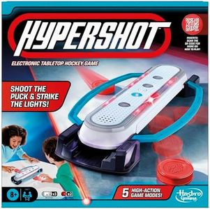 Hypershot Electronic Tabletop Hockey Game | 5 Games in 1 | Music, Lights, and Sounds | Ages 8 and Up | for 1 to 2 Players | Kids Board Games