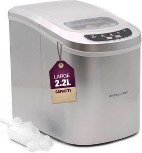 Andrew James Ice Maker Machine 2.2L – Countertop Ice Cube Maker