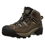 KEEN Mens Targhee 2 Mid Height Waterproof Hiking Boots, Shitake/Brindle, 11