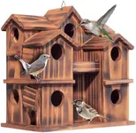 MIXUMON Wooden Bird Houses for Outs