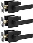 KNOBWELL 3 Pack Black Interior Door
