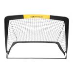 COUGAR Portable Soccer Practice Foldable Goals 4'x3' Set of 2 – Fully Collapsible & Easy Self-Assembly, Lightweight Backyard & Beach Soccer Nets with Carry Bag