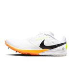 Nike Rival XC 6 Cross-Country Spikes (DX7999-100, White/Black-Total Orange-Laser Orange), White/Black-total Orange-laser Orange, 8.5