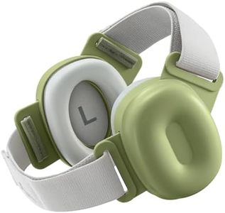 Eggiehug Baby Ear Protection Earmuffs, 25dB Headphones, Green