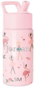 Simple Modern Personalized Kids Water Bottle | 14oz | Ballerina