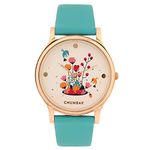 TEAL BY CHUMBAK Round Dial Analog Hand Watch for Women | Wrist Watch for Teenage Girls | Ladies Ghadi | Gifts for Women/Girls/Ladies | Stylish Fashion Watch for Casual/Work