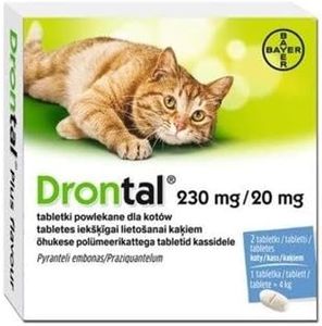 Drontal Gatto 230mg 2 Compresse