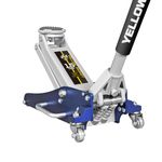 Yellow Jacket Floor Jack Hydraulic Low Profile Aluminum and Steel Jack, Lightweight Car Jack with Quick Lift Pump, 1.5 Ton (3,000 lb) Capacity