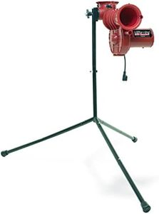 Heater Sports Power Alley Lite 360 Baseball Pitching Machine - Pitches Lite Balls 40-80 MPH Fastballs, Sliders, & Curves | Accurate, Durable, & Portable Training Tool for Batting & Field Practice