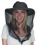 AGGAFA Mosquito Head Net Hat, Providing a Physical Barrier to Help Keep Mosquitoes and Bugs Away from Your Face When Gardening, Farming, Fishing and Camping (Grey Color)