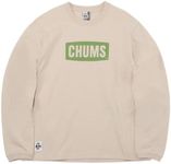 Chums Logo Brushed L/S T-Shirt, Men