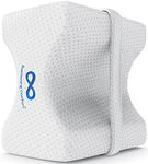Everlasting Comfort Knee Pillow for Sleeping on Side – Premium Memory Foam Leg Cushion with Adjustable Strap – Side Sleeper Knee Support Pillow for Hip, Leg, and Lower Back Alignment