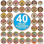 Flavored Decaf Coffee Pods Variety 