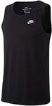 Nike Men's M NSW Club-Tank Vest, Black/White, XXL