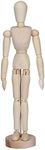 Human Mannequin For Drawing, Wooden Human Mannequin Art Supply Artist Drawing Manikin Articulated Mannequin Human Figure with Base and Flexible Body