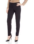 Calvin Klein Women's Lux Highline Pant (Petite, Standard, & Plus), Black, 8