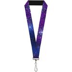 Buckle-Down Lanyard - 1.0" - Galaxy Blues/purples Accessory, -Multi, One Size