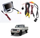 ModifyStyle Combo TFT LCD 4.3inch Display + Reverse Parking Camera Suitable for Mahindra Bolero Pickup (2008 to 2011) Type 1