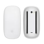 kwmobile Silicone Cover Compatible with Apple Magic Mouse 1/2 Cover - Soft Mouse Protector Grip - Matte Transparent