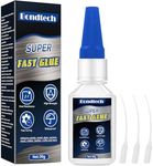 30 g Superglue Instant, Super Glue All Purpose, Strong Glue with Anticlog Cap, Clear Superglue for Plastic, Glass, Ceramic, Metal, Wood, DIY, Precise Repair (Super Glue)