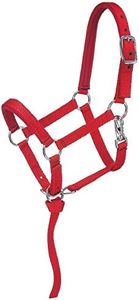 Tough 1 Nylon Padded Miniature Halter, Red, Medium