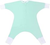 SleepingBaby - Flying Squirrel Toddler Pajamas with Practical Zipper for Quick Diaper Changes & Travel Comfort - Mint - 12-24 Months